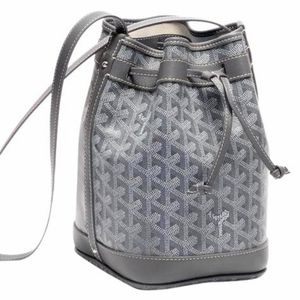 Goyard gray petit flot Bucket bag